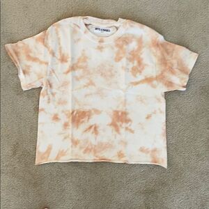 Tie dye brand new BFFs and babes cropped tee